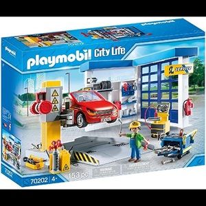 Playmobil City Life Car Repair Garage